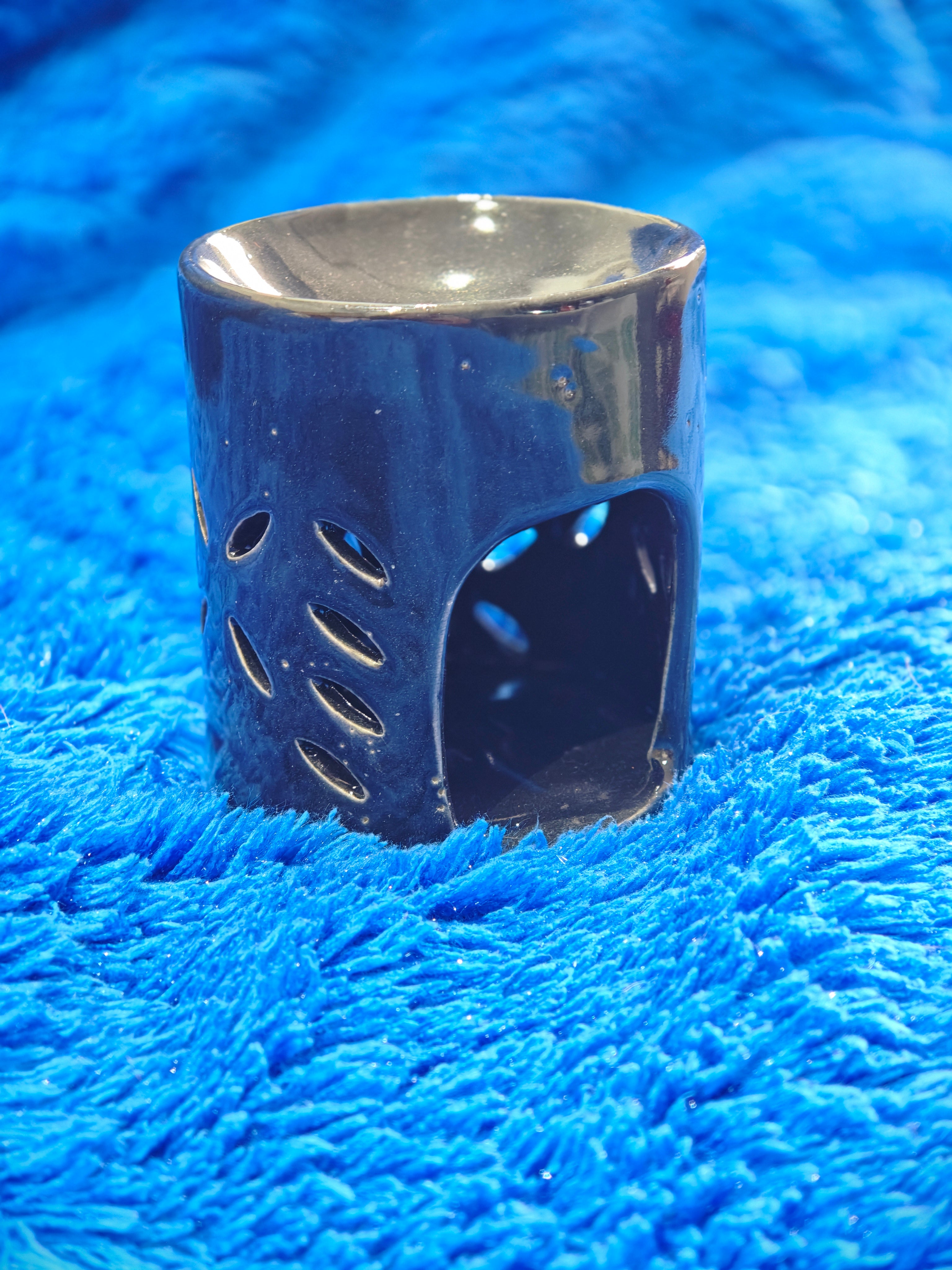 Quemador negro abstracto