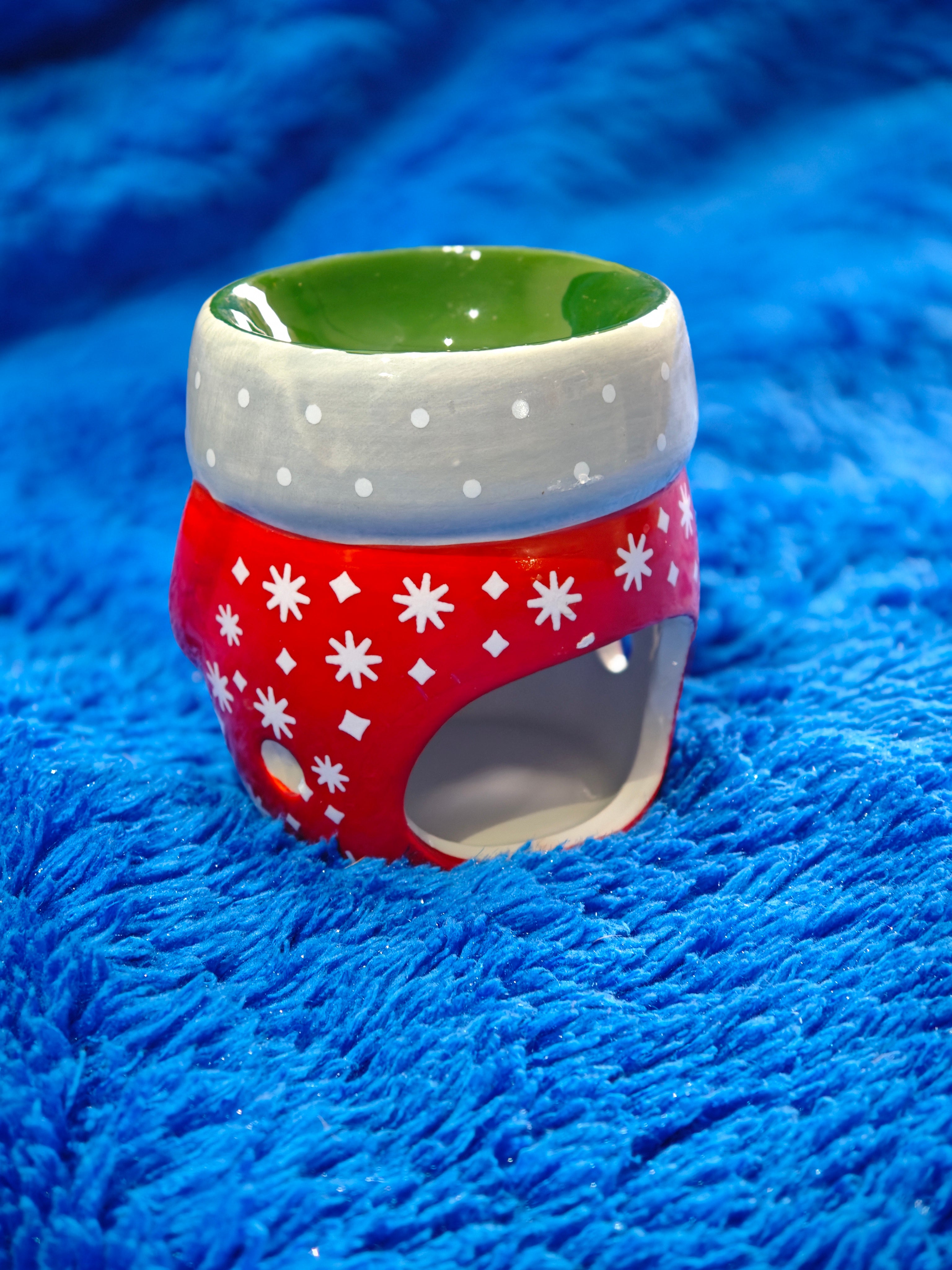 Quemador papa noel verde