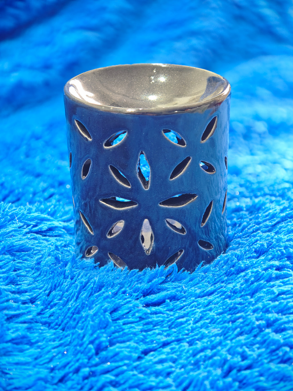 Quemador negro abstracto