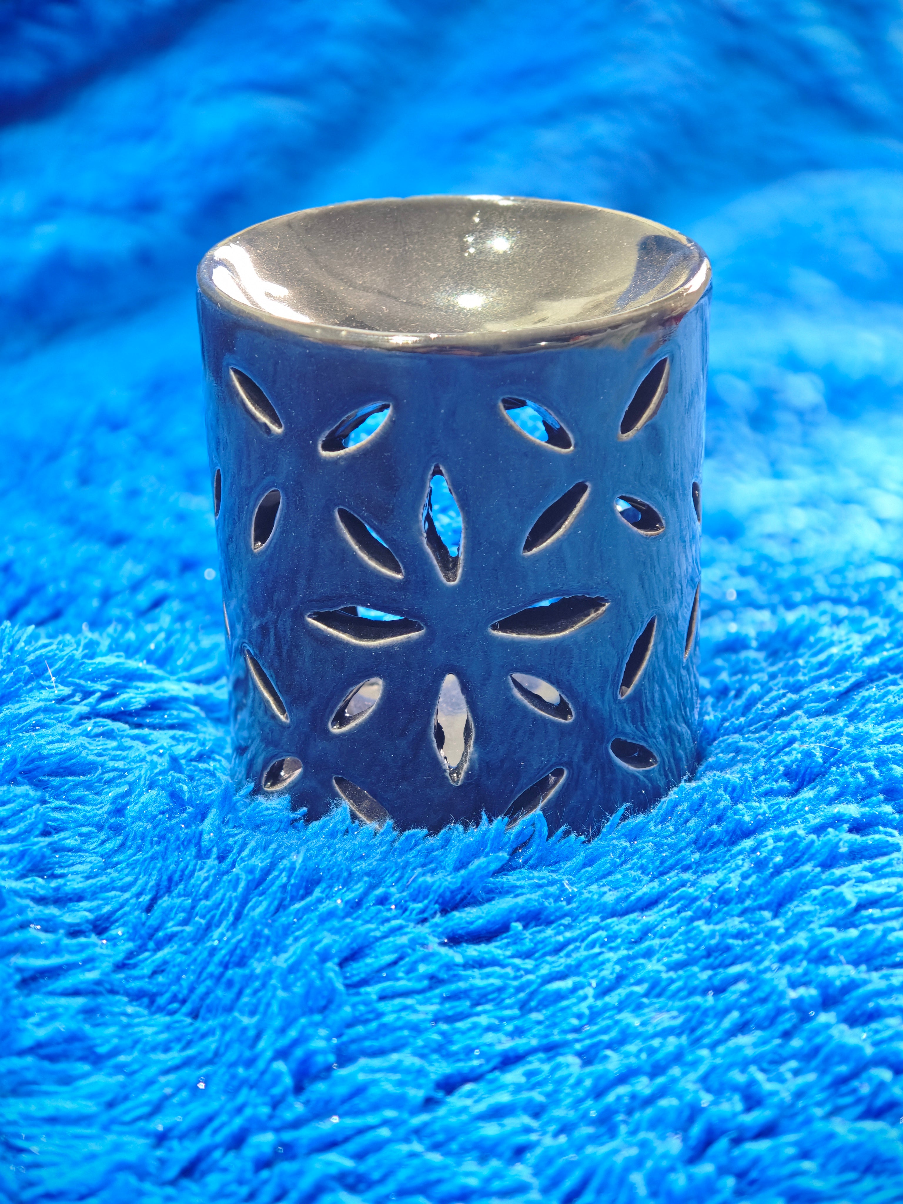 Quemador negro abstracto